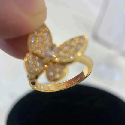 [⭐Sparkve]BUTTERFLY DIAMOND RING