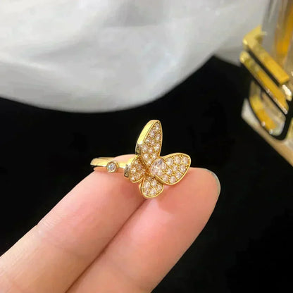 [⭐Sparkve]BUTTERFLY DIAMOND RING