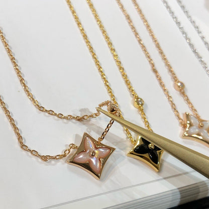 [⭐Sparkve]STAR BLACK MOP NECKLACE