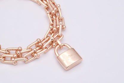 [⭐Sparkve Jewels]HARDWEAR WRAP PINK GOLD BRACELET