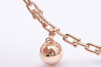 [⭐Sparkve Jewels]HARDWEAR WRAP PINK GOLD BRACELET