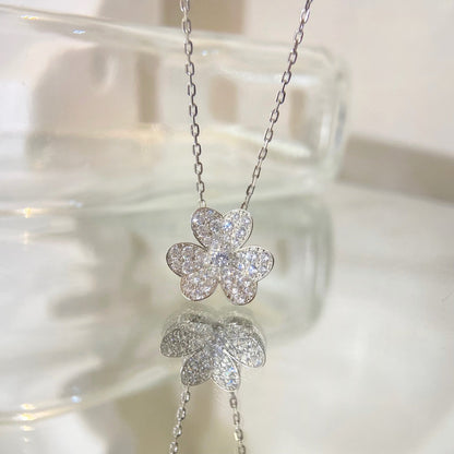 [⭐Sparkve]FLOWER DIAMOND NECKLACE