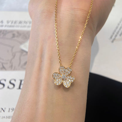 [⭐Sparkve]FLOWER DIAMOND NECKLACE