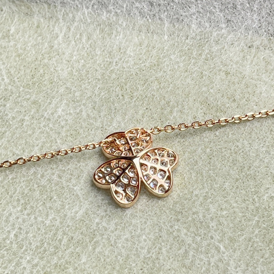 [⭐Sparkve]FLOWER DIAMOND NECKLACE