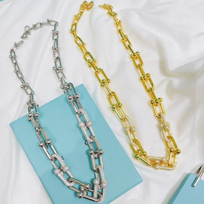 [⭐Sparkve Jewels]HARDWEAR NECKLACE DIAMOND PAVED