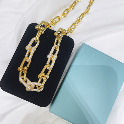 [⭐Sparkve Jewels]HARDWEAR NECKLACE DIAMOND PAVED