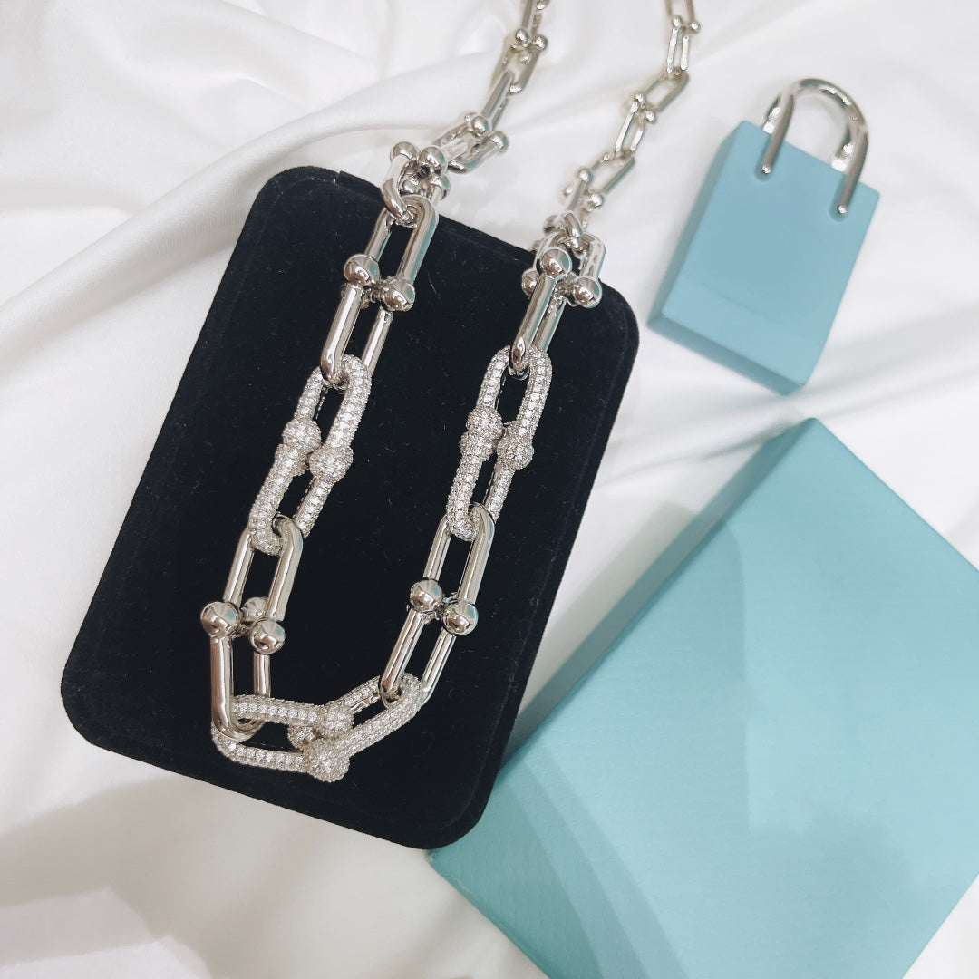 [⭐Sparkve Jewels]HARDWEAR NECKLACE DIAMOND PAVED
