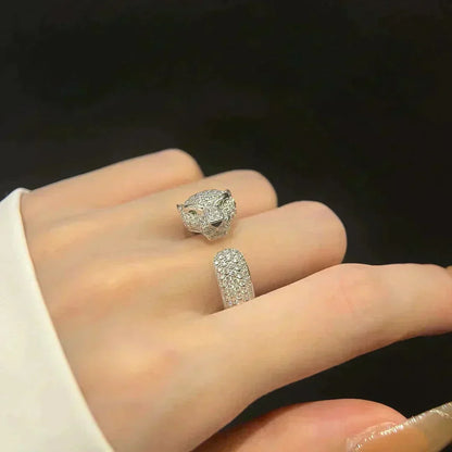 [⭐Sparkve]PANTHERE 5.5MM ALL DIAMOND RING