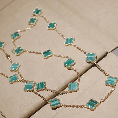 [⭐Sparkve]CLOVER 20 MOTIFS MALACHITE GOLD