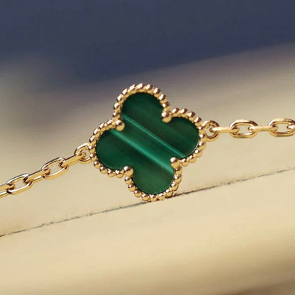 [⭐Sparkve]CLOVER 20 MOTIFS MALACHITE GOLD