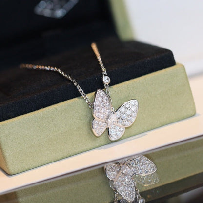 [⭐Sparkve]BUTTERFLY DIAMOND NECKLACE
