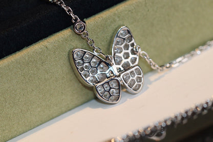 [⭐Sparkve]BUTTERFLY DIAMOND NECKLACE