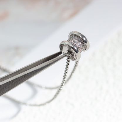 [⭐Sparkve]ZERO 1 SILVER DIAMOND NECKLACE