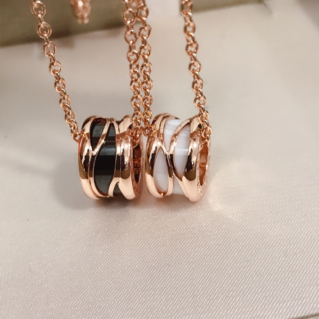 [⭐Sparkve]ZERO 1 FOUR BAND PINK GOLD CERAMIC