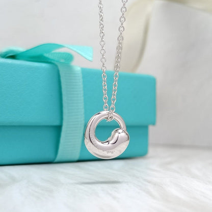 [⭐Sparkve Jewels]SNAIL PEDANT SILVER NECKLACE