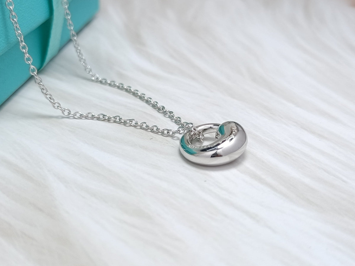 [⭐Sparkve Jewels]SNAIL PEDANT SILVER NECKLACE