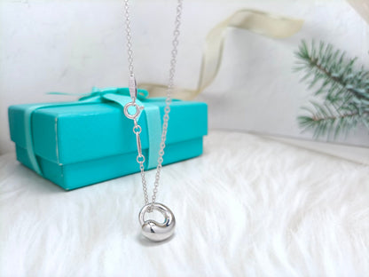[⭐Sparkve Jewels]SNAIL PEDANT SILVER NECKLACE