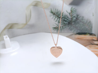 [⭐Sparkve Jewels]HEART DIAMONDS PEDANT NECKLACE