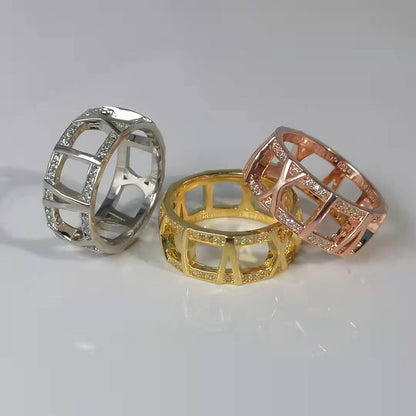 [⭐Sparkve Jewels]ATLAS LARGE OPEN DIAMOND RING
