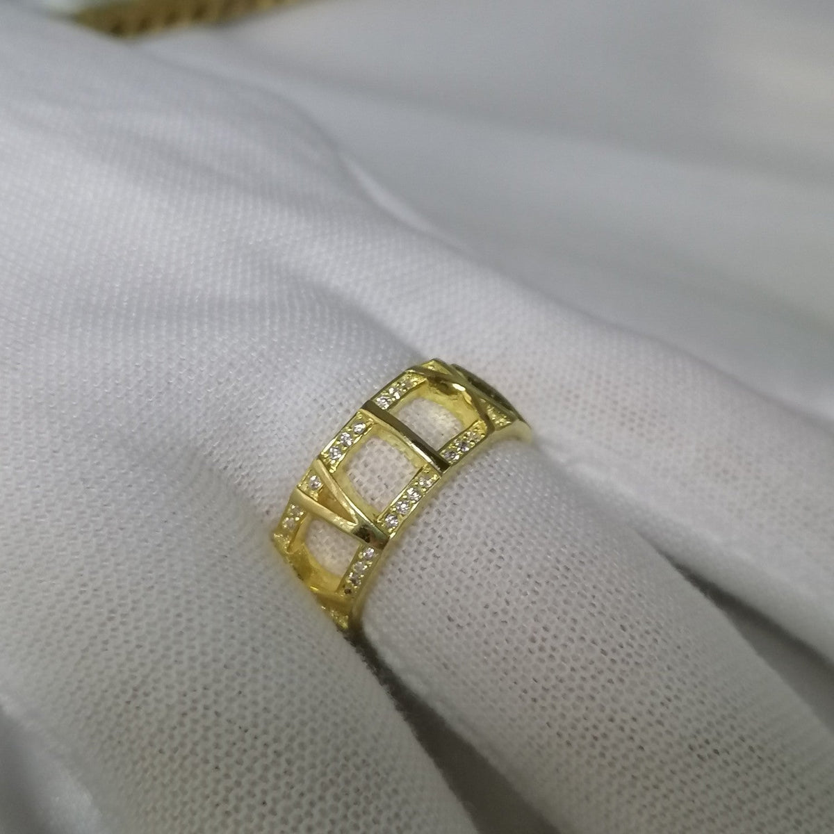 [⭐Sparkve Jewels]ATLAS LARGE OPEN DIAMOND RING