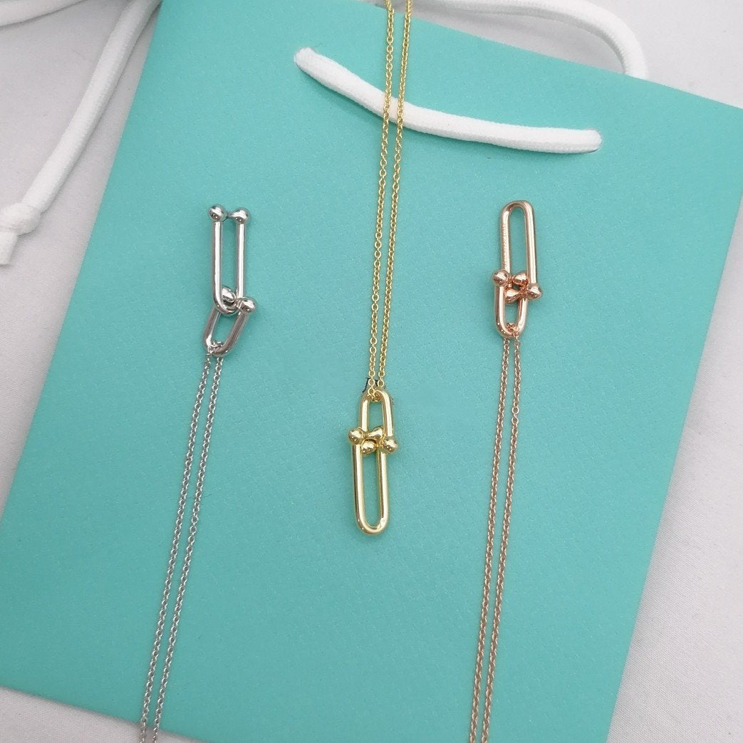 [⭐Sparkve Jewels]HARDWEAR GOLD DROP PEDANT NECKLACE