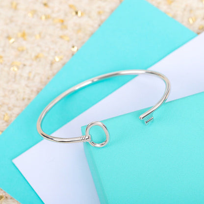 [⭐Sparkve Jewels]KEY WIRE OVAL BRACELET