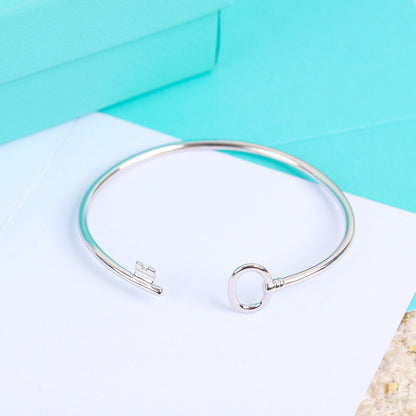 [⭐Sparkve Jewels]KEY WIRE OVAL BRACELET