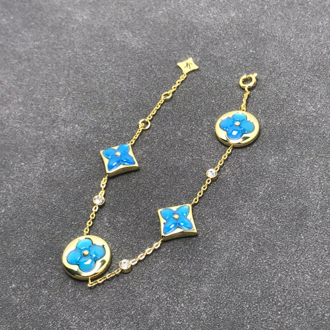 [⭐Sparkve]STAR AND SUN TURQUOISE 4 MOTIFS 3 DIAMONDS