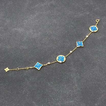 [⭐Sparkve]STAR AND SUN TURQUOISE 4 MOTIFS 3 DIAMONDS