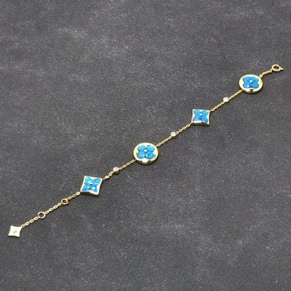 [⭐Sparkve]STAR AND SUN TURQUOISE 4 MOTIFS 3 DIAMONDS