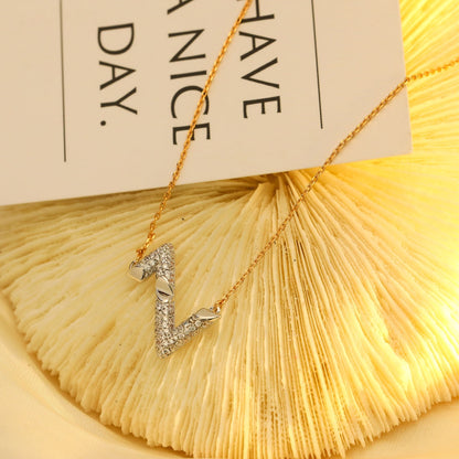 [⭐Sparkve]VOLT SILVER DIAMOND PEDANT NECKLACE