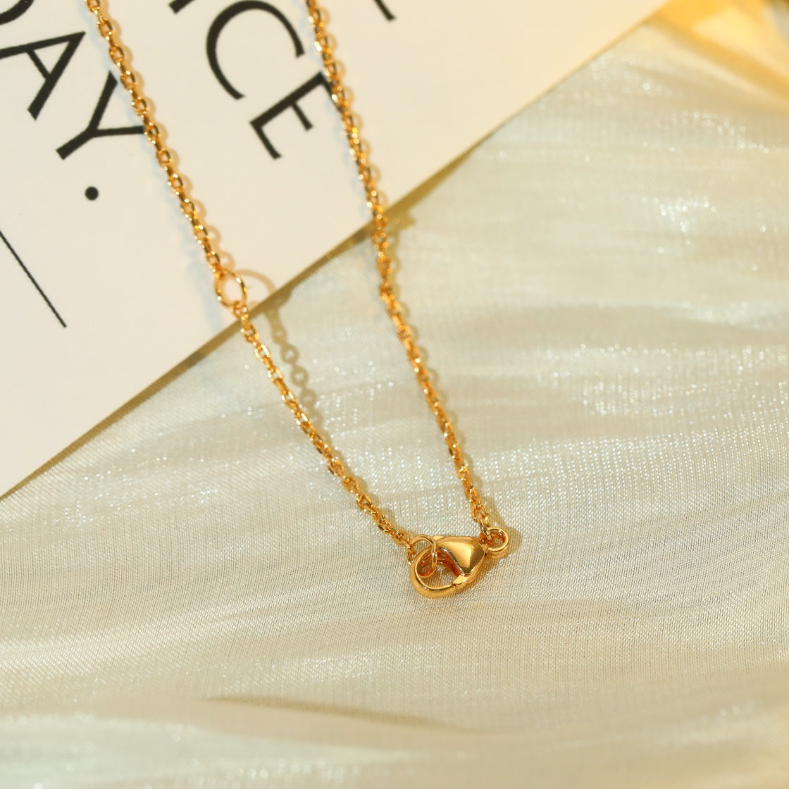 [⭐Sparkve]VOLT SILVER DIAMOND PEDANT NECKLACE