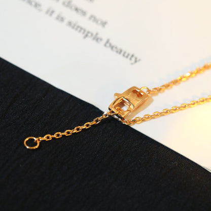 [⭐Sparkve]STAR AND SUN DIAMOND PINK GOLD NECKLACE