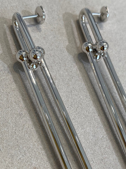 [⭐Sparkve Jewels]HARDWEAR DOUBLE LONG LINK EARRINGS