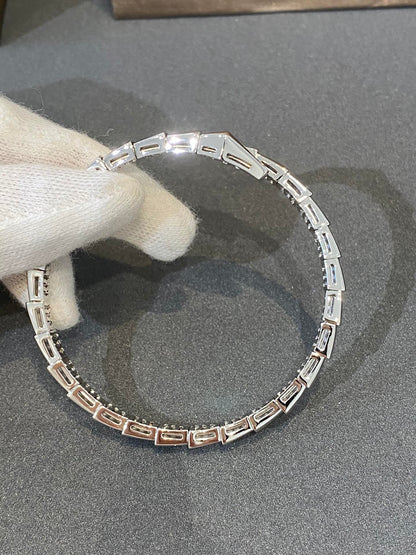 [⭐Sparkve]SERPENTI BRACELET DIAMONDS SILVER