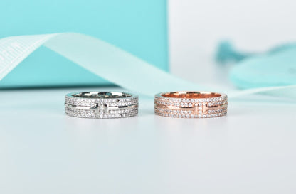 [⭐Sparkve Jewels]T WIRE DIAMOND RING