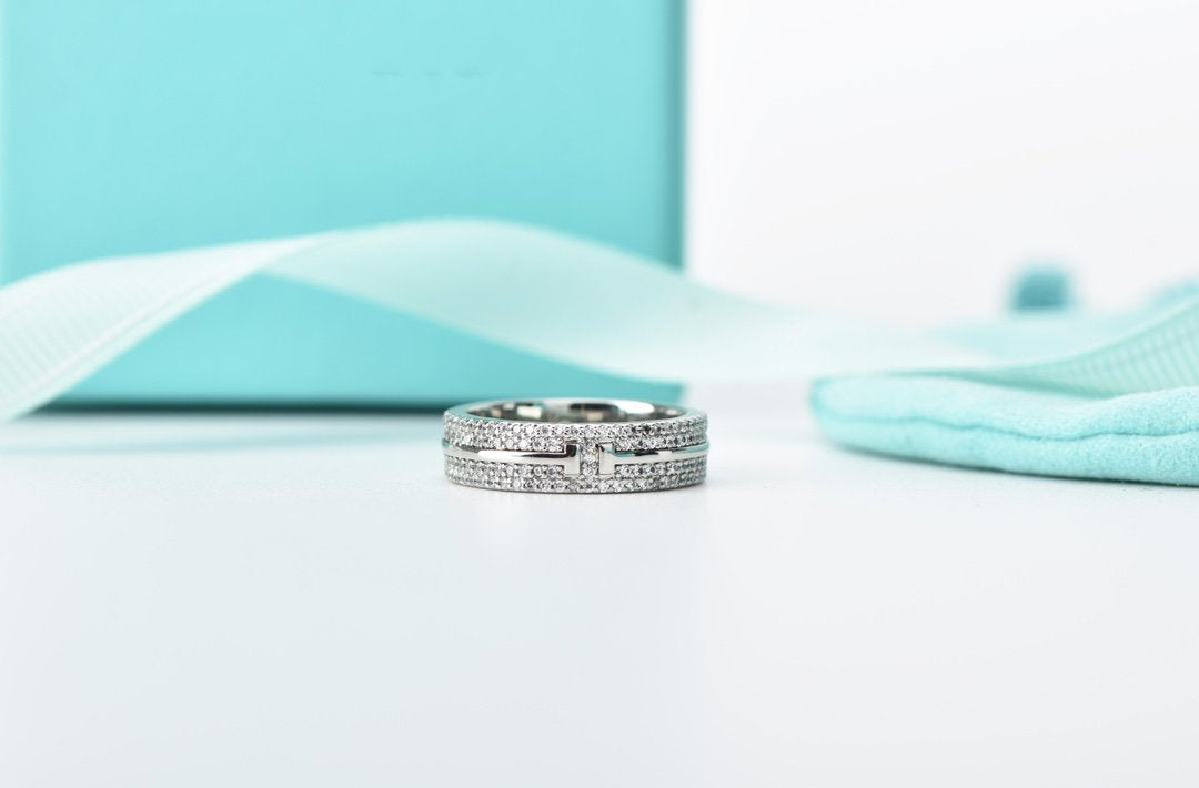 [⭐Sparkve Jewels]T WIRE DIAMOND RING