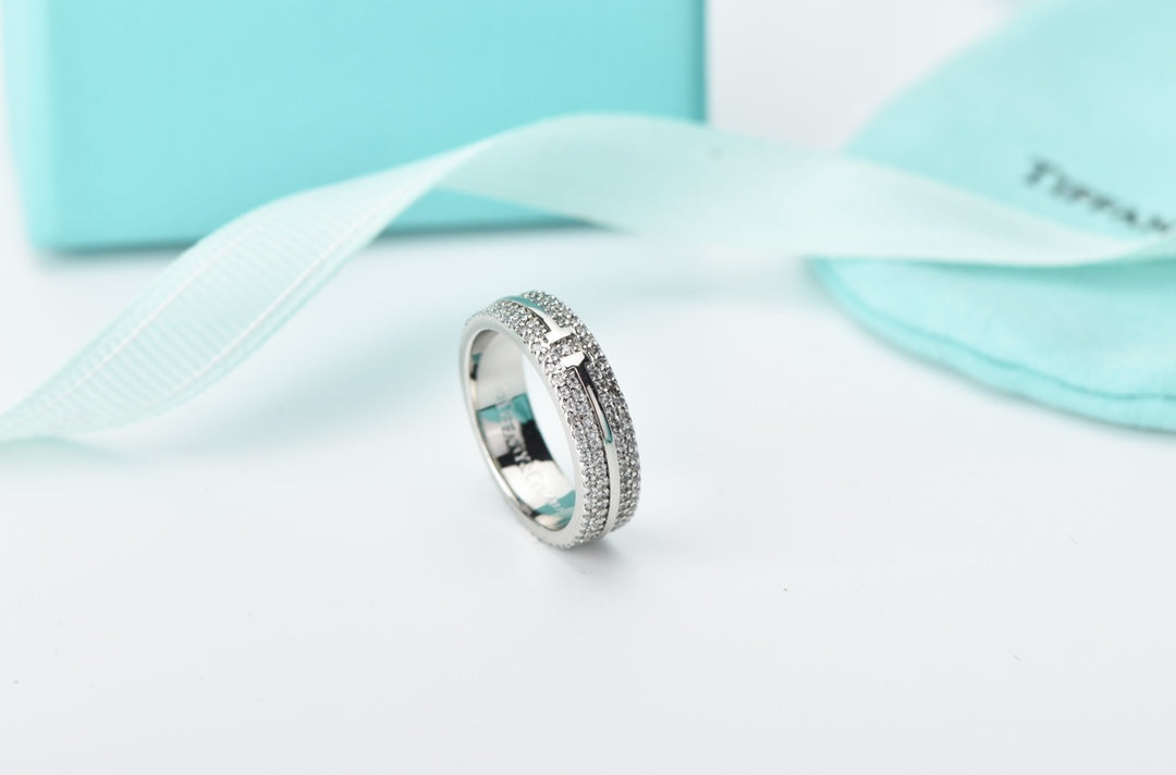 [⭐Sparkve Jewels]T WIRE DIAMOND RING