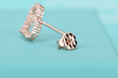 [⭐Sparkve Jewels]OPEN HEART STUD DIAMOND EARRINGS
