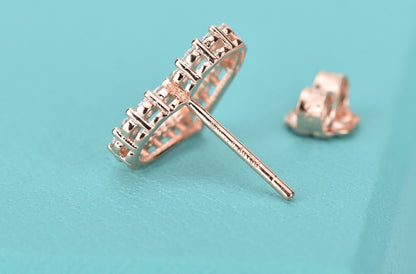[⭐Sparkve Jewels]OPEN HEART STUD DIAMOND EARRINGS
