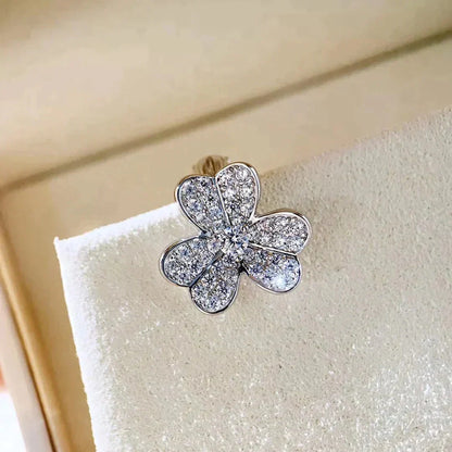 [⭐Sparkve]CLOVER COMOS DIAMOND EARRINGS SILVER