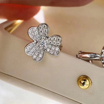[⭐Sparkve]CLOVER COMOS DIAMOND EARRINGS SILVER