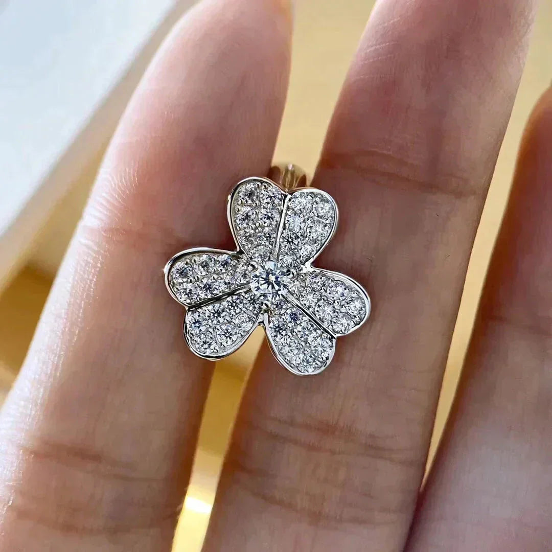 [⭐Sparkve]CLOVER COMOS DIAMOND EARRINGS SILVER