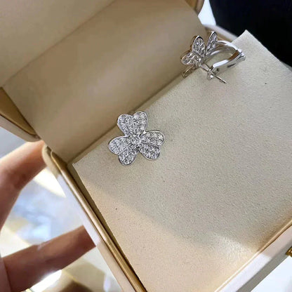 [⭐Sparkve]CLOVER COMOS DIAMOND EARRINGS SILVER