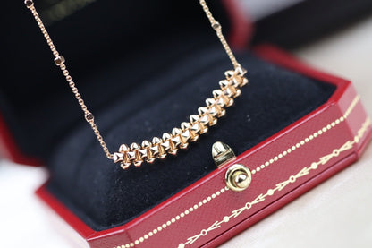[⭐Sparkve]CLASH PINK GOLD NECKLACE