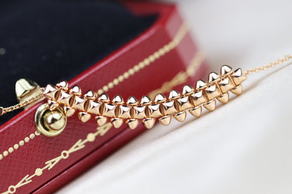 [⭐Sparkve]CLASH PINK GOLD NECKLACE