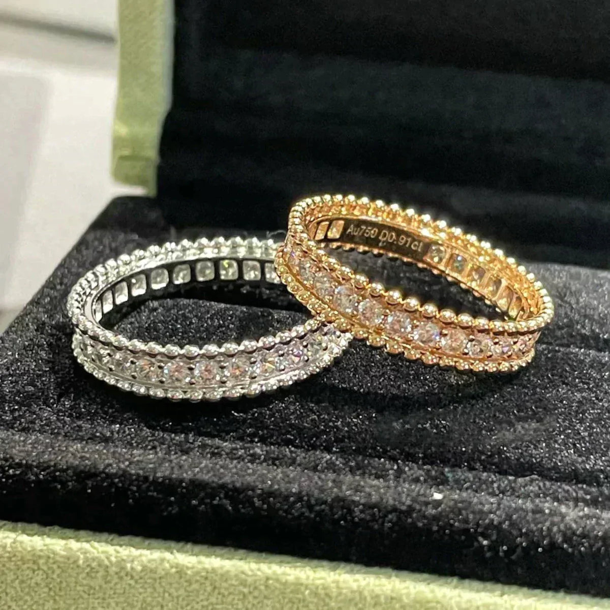 [⭐Sparkve]PERLEE DIAMOND ROSE GOLD RING