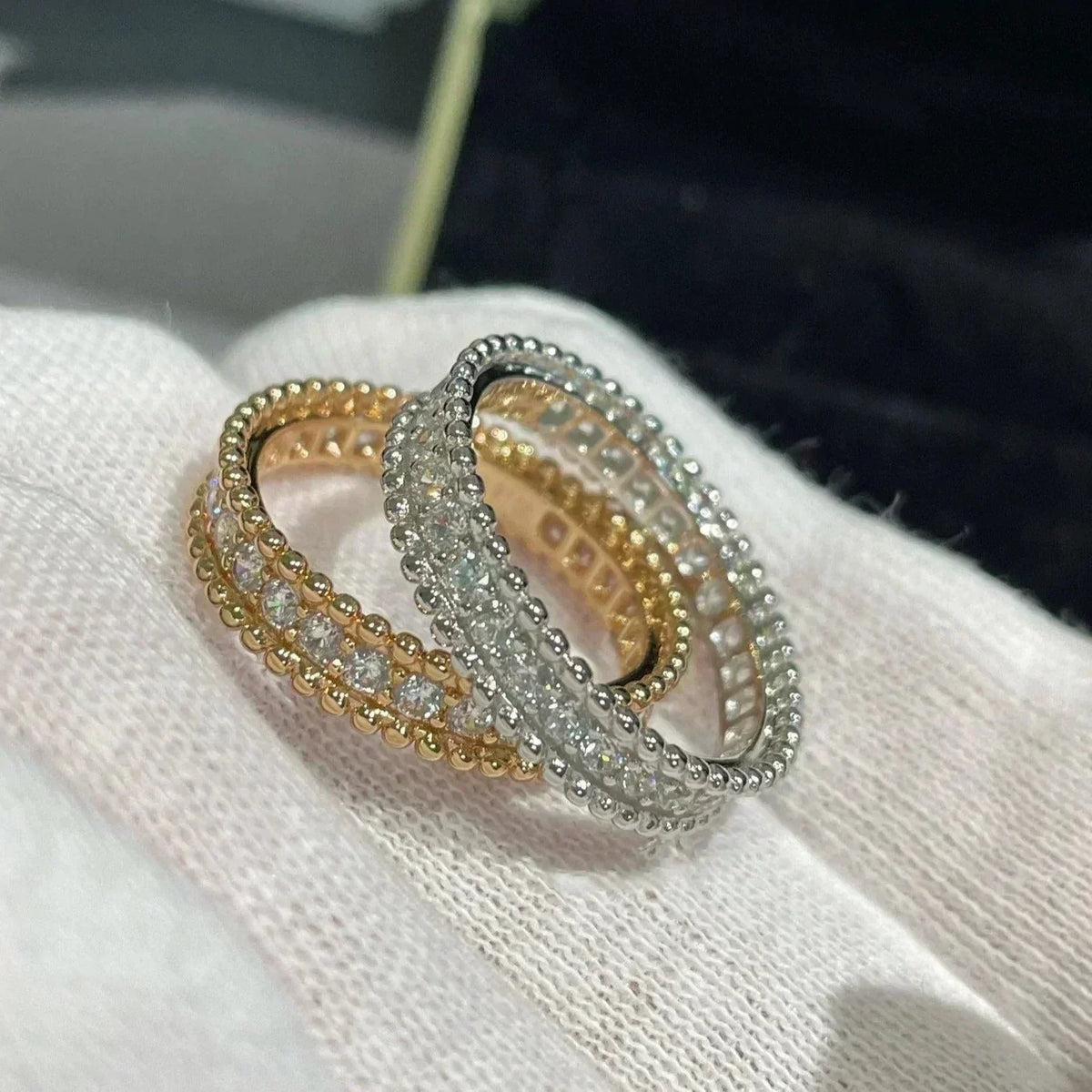 [⭐Sparkve]PERLEE DIAMOND ROSE GOLD RING