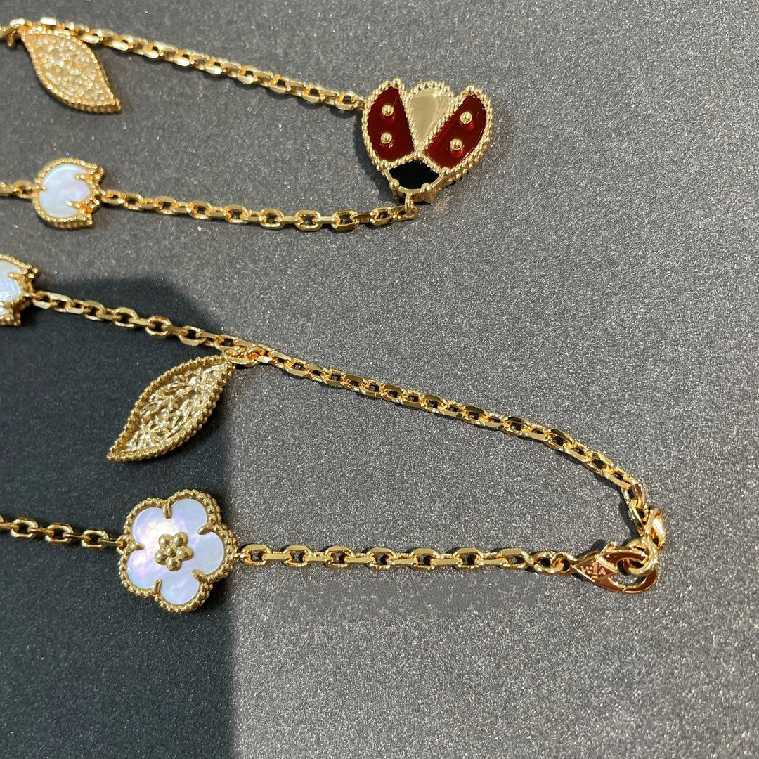 [⭐Sparkve]Sparkve SPRING 15 MOTIFS GOLD NECKLACE