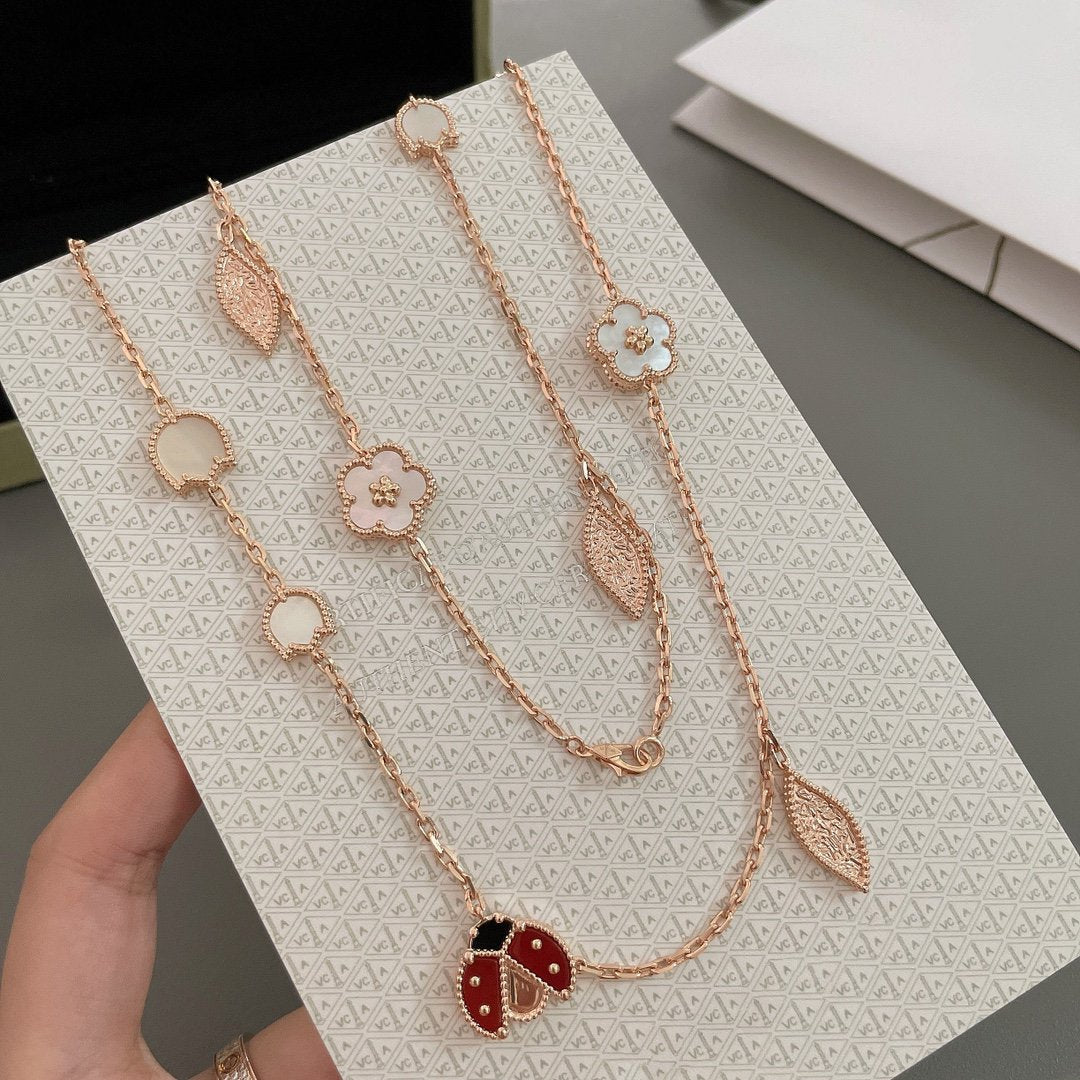 [⭐Sparkve]Sparkve SPRING 15 MOTIFS ROSE GOLD NECKLACE